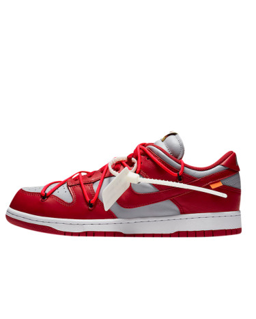 Sneakers Nike Dunk Low Off-White University Red CT0856-600 White/red