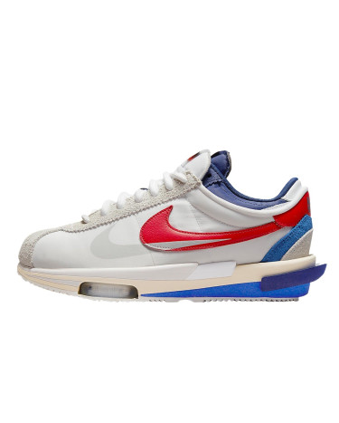 Sneakers Nike Zoom Cortez SP sacai White University Red Blue DQ0581-100 Beige/gray