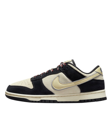 Кроссовки Nike Dunk Low LX Black Suede Team Gold DV3054-001 Разноцветные