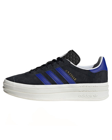 Кроссовки Adidas Gazelle Bold Core Black Lucid Blue HQ4408 Разноцветные