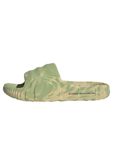 Flip-flops and sandals Adidas Adilette 22 Slides Magic Lime Desert Sand GY1597 Green