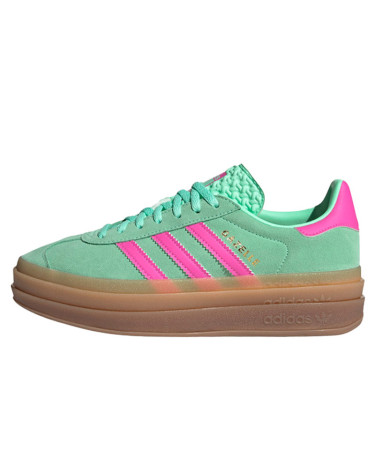 Кроссовки Adidas Gazelle Bold Pulse Mint Screaming Pink H06125 Зеленый