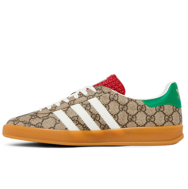 Adidas x Gucci Gazelle Beige GG Monogram IE2262