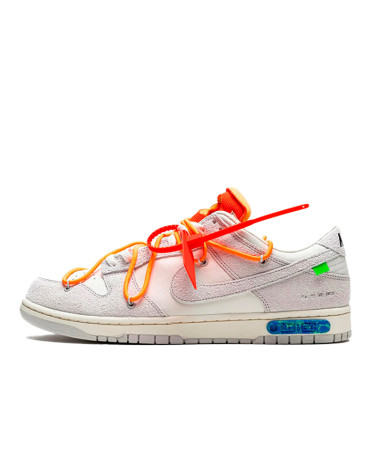 Кроссовки Nike Dunk Low Off-White Lot 31 of 50 DJ0950-116 Белый/серый