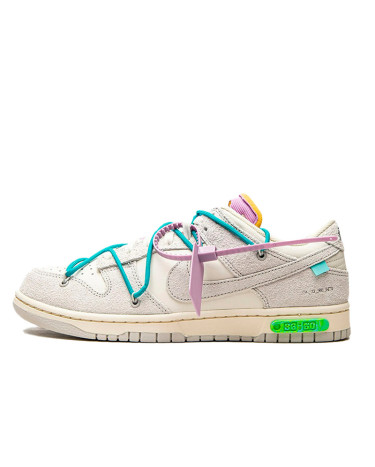 Кросівки Nike Dunk Low Off-White Lot 36 of 50 DJ0950-107 Білий/сірий