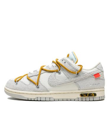 Кросівки Nike Dunk Low Off-White Lot 37 of 50 DJ0950-105 Білий/сірий
