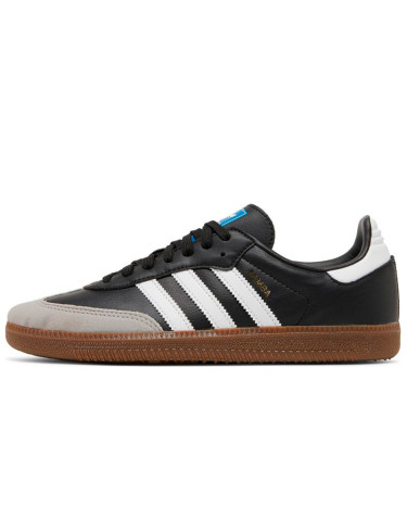 Кросівки Adidas Humanrace Samba Vegan Black Gum HO1878 Чорний/білий